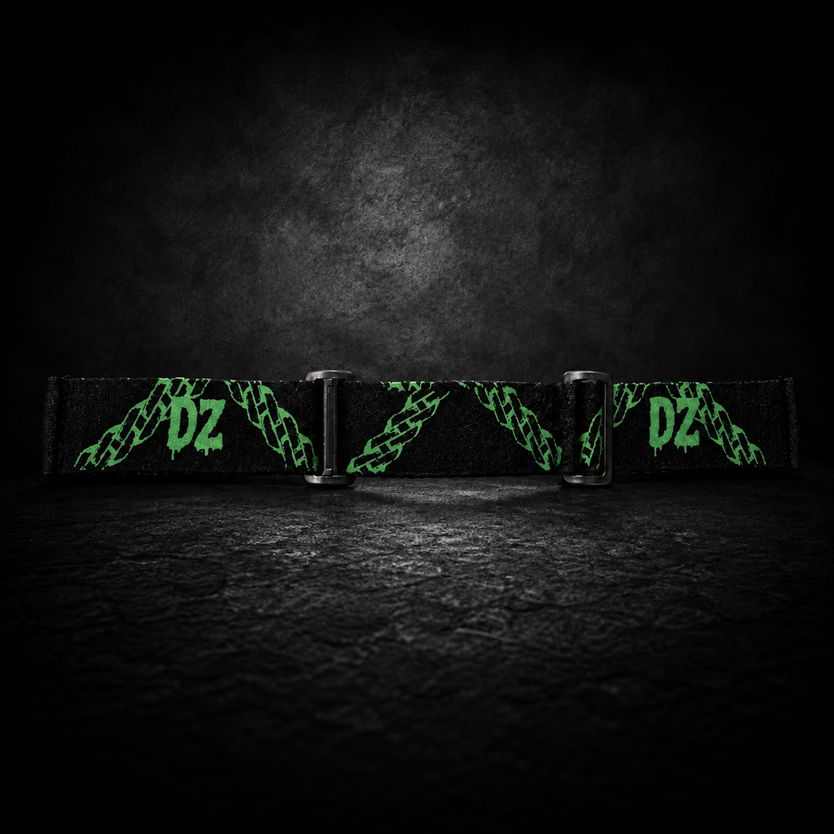 Green “Cuban Links” Woven Strap